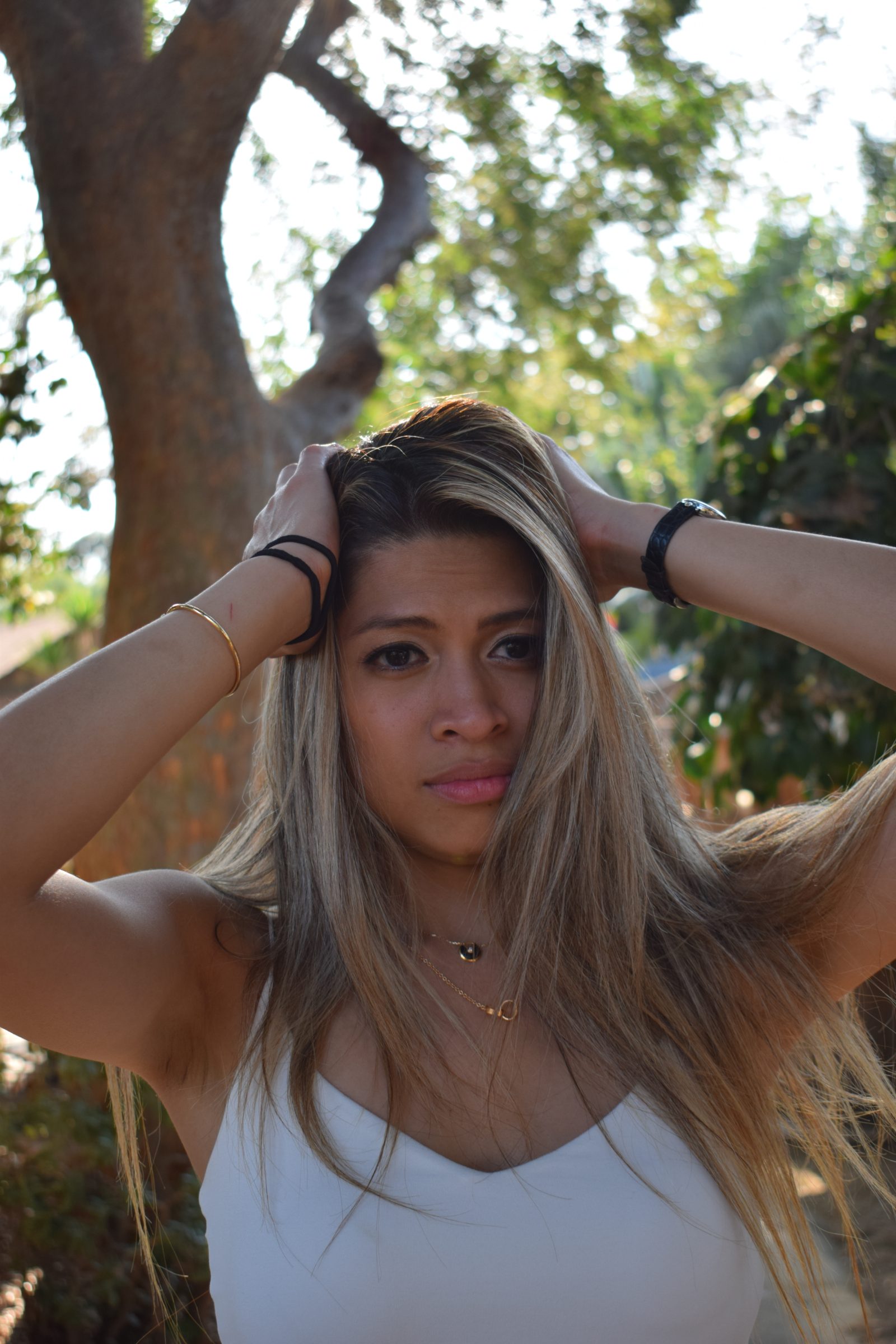 Nelizze, reflective portrait